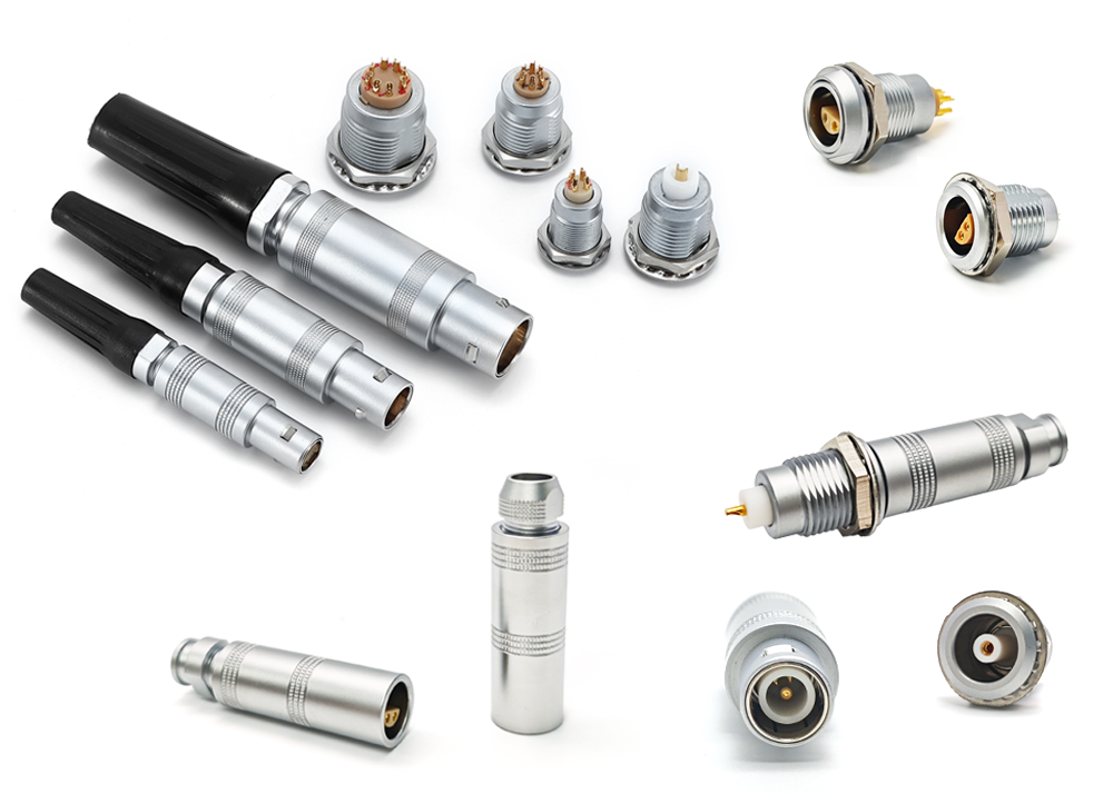 S 系圓形多芯推拉自鎖連接器